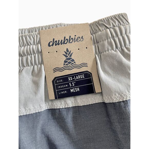 NWT Chubbies "House of the Rising Buns" Washed Blue Retro Faded Swim Trunk 2XL - Picture 5 of 10